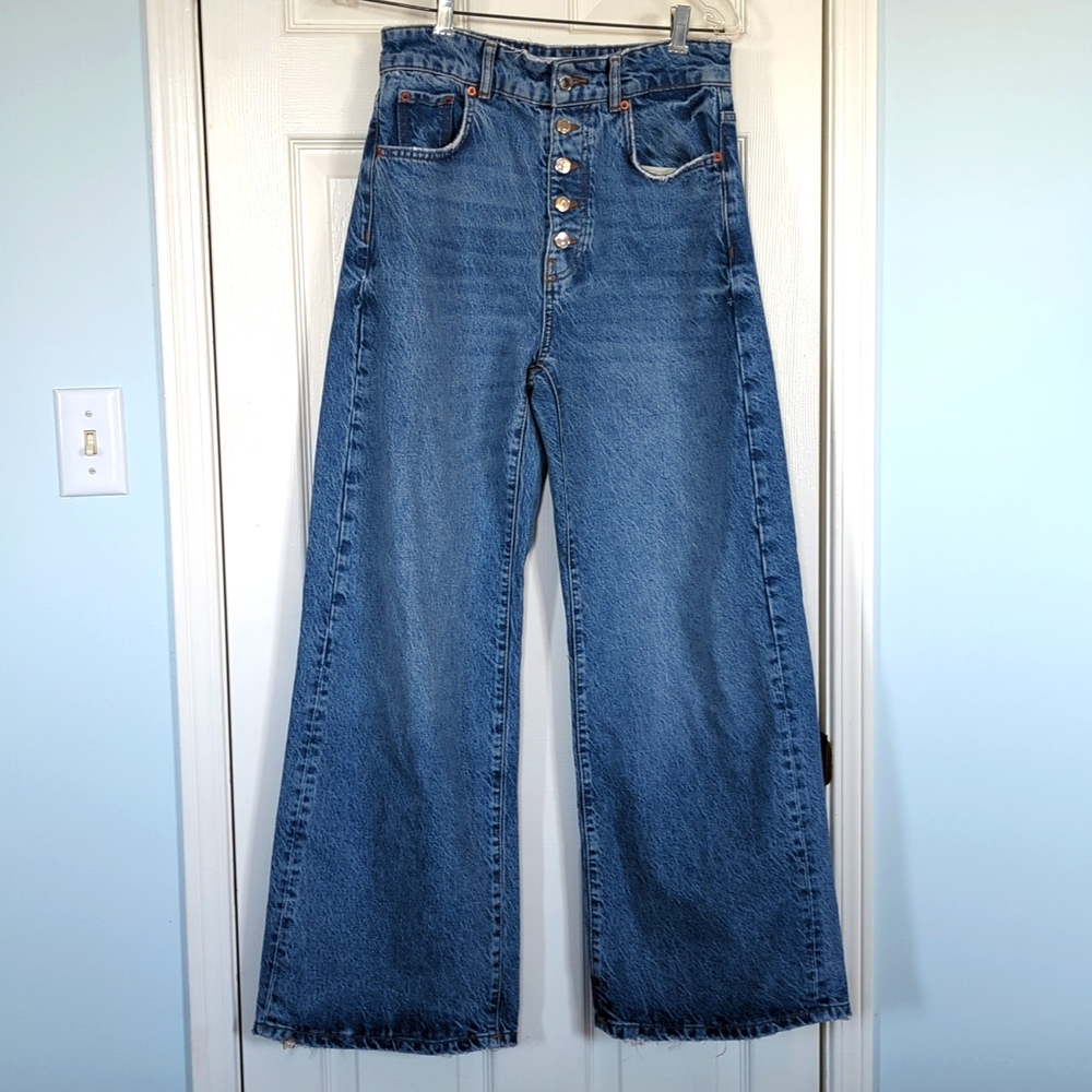 NWOT Zara Ultra Wide leg Jeans